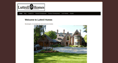 Desktop Screenshot of luttrellhomes.co.uk