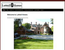 Tablet Screenshot of luttrellhomes.co.uk